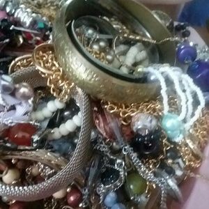 Grab Bag 4 lbs Bulk Jewelry - Wear Resell Craft